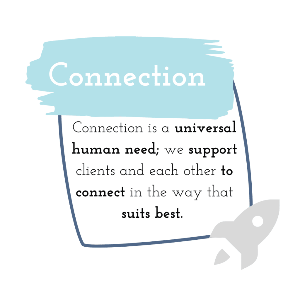 Connection is a key values of TMB.