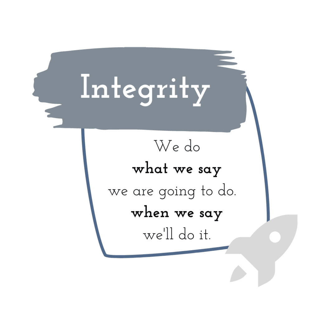 Integrity is a key value of TMB.